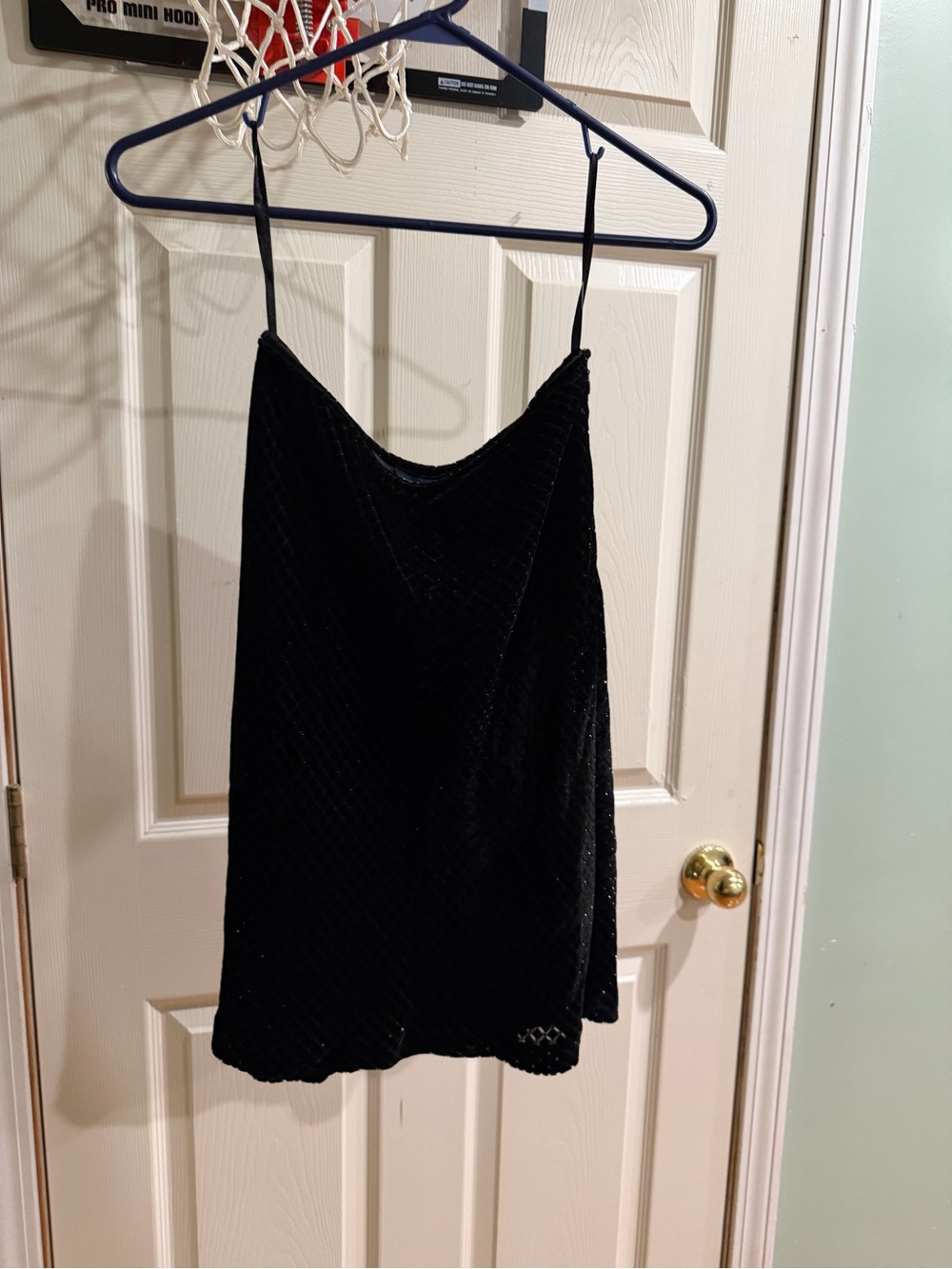 Ann Taylor Black Velvet Skirt w/ Sparkles